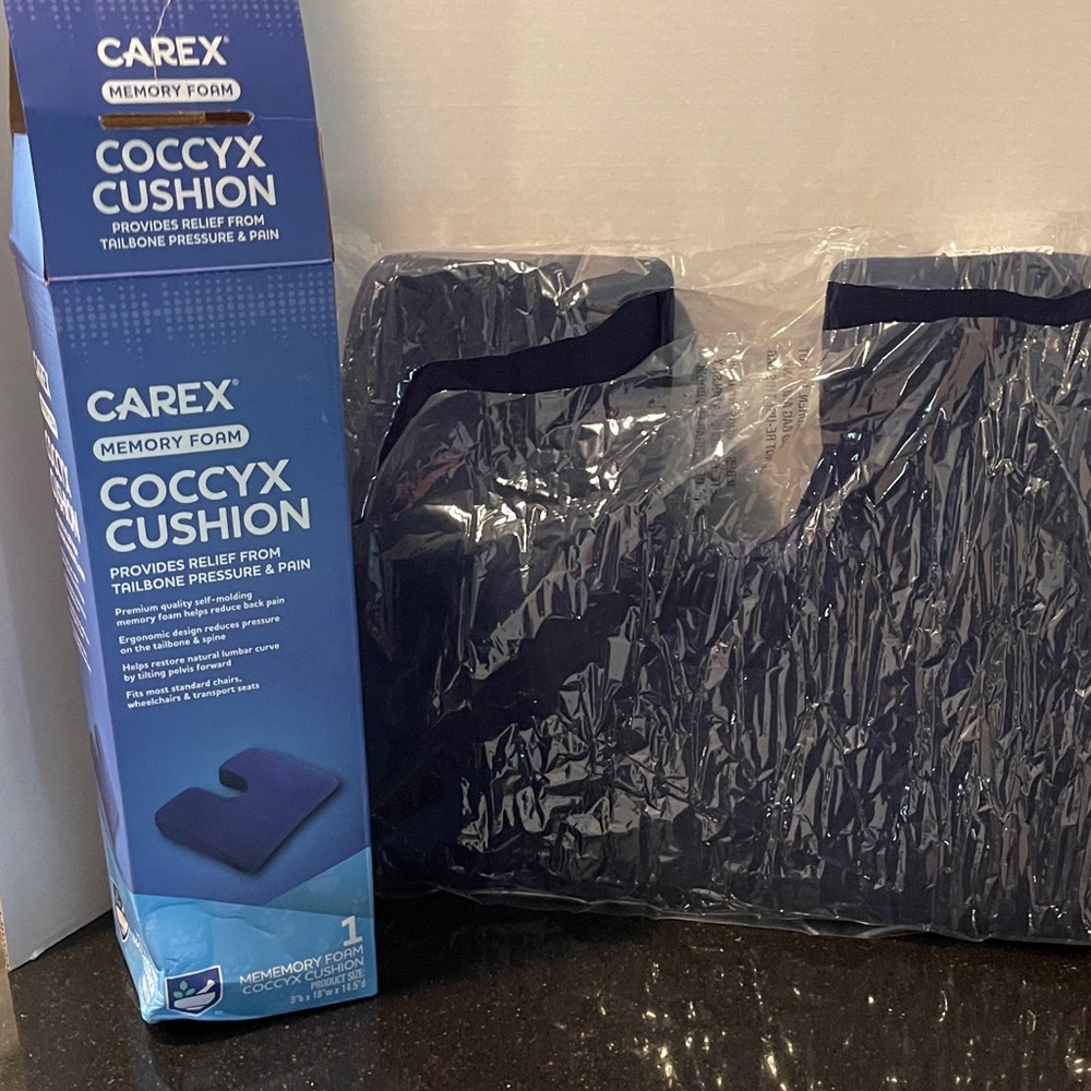 Carex Memory Foam Coccyx Cushion